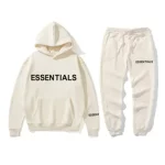 Fear Of God Essentials Brown Hoodie